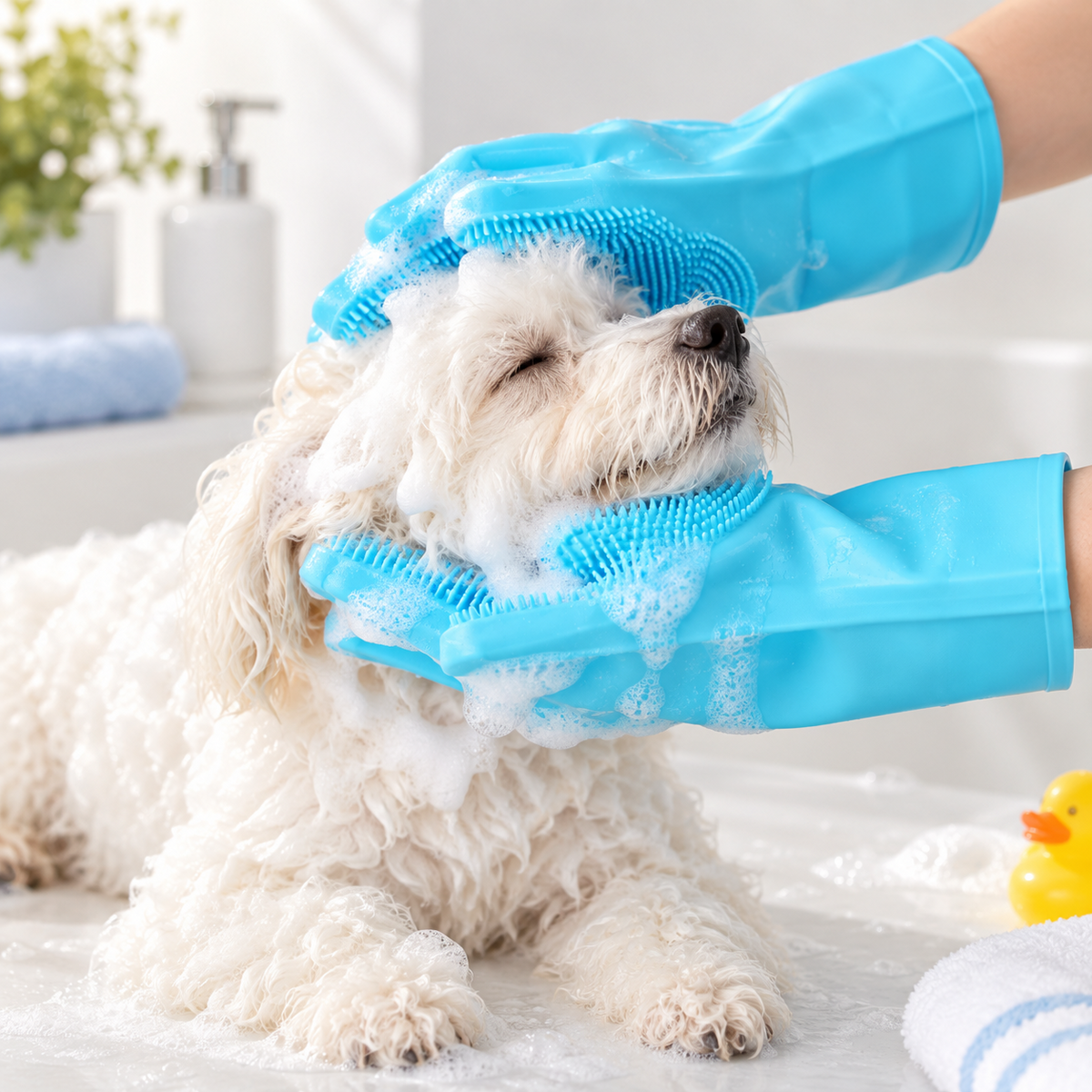 Pet Cleaning Hair Removal Gloves