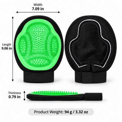 2-in-1 Silicone Pet Grooming & Bath Massage Glove