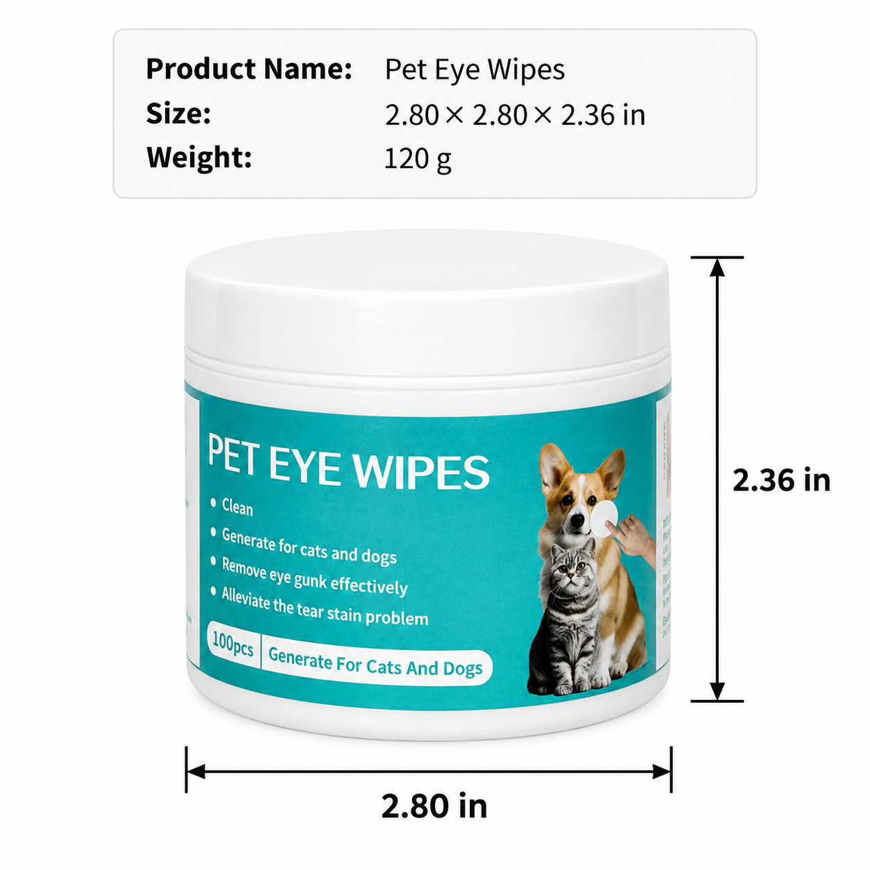 Pet Eye Wipes