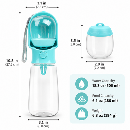Portable Pet Water Bottle for Outdoor Walks