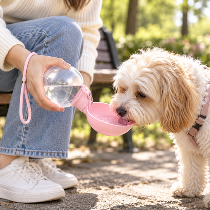 Portable Pet Water Bottle for Outdoor Travel。